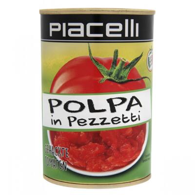 Polpa in Pezzetti - krájená loupaná rajčata 400g
