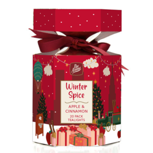 PanAroma Dárkový balíček čajových svíček Winter Spices 20ks