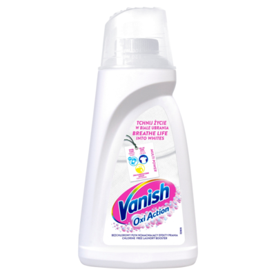 Vanish Oxi Action White odstraňovač skvrn na bílé prádlo 1,5l