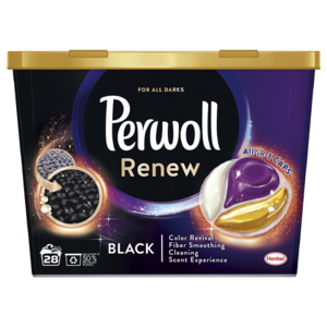 Perwoll Renew Black prací kapsle na černé prádlo All in1 Caps 28ks