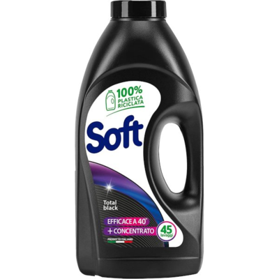 SOFT Total Black prací gel na tmavé a černé prádlo 2,25l 50PD