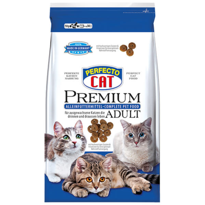 Perfecto Premium Cat granule pro dospělé kočky 750g