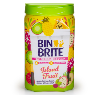 Bin Brite Prášek pro neutralizaci zápachu z koše Island Fruit 500g