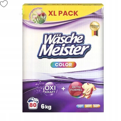 WascheMeister prací prášek Color 6 kg 80PD