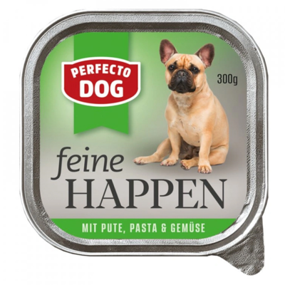Perfecto Dog Fine Happen - krůtí, těstoviny a zelenina 300g