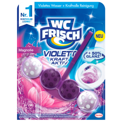 WC Frisch aktivní kuličky do toaletní mísy Aktiv Violett Magnolie 50g