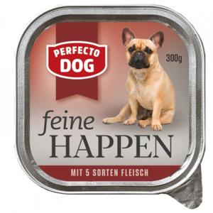 Perfecto Dog Fine Happen - 5 druhů masa 300g