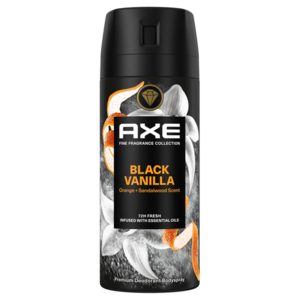 Axe Deodorant Bodyspray Black Vanilla Orange a Snatalové dřevo 150ml