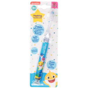 Baby Shark dětský svítící zubní kartáček Extra Soft pro děti 3+