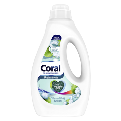 Coral prací gel Color Wasserlilie Limette 20PD 1l