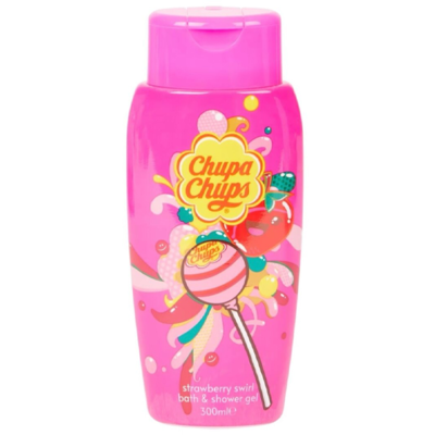 Chupa Chups Strawberry koupelový a sprchový gel 300ml