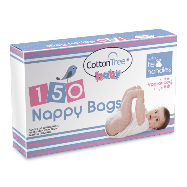 Cotton Tree Baby Parfémované sáčky na plenky 150ks