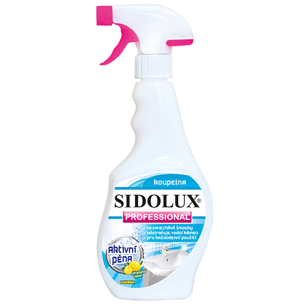 Sidolux professional aktivní pěna na koupelny 500ml