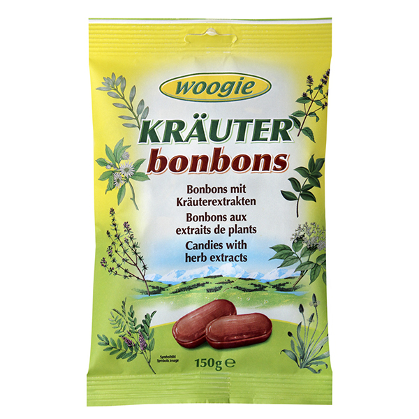 Woogie Kräuter bonbóny 150 g