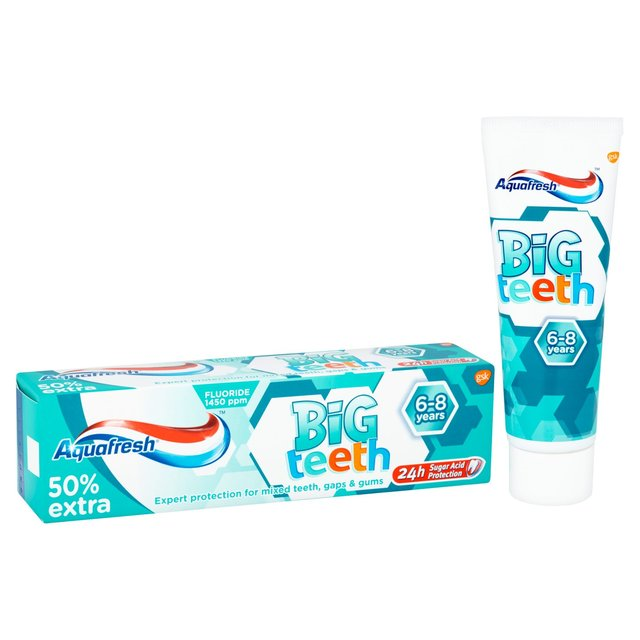 Aquafresh Big Teeth 6+ dětská zubní pasta 50ml