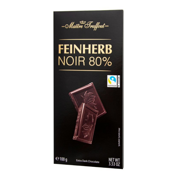 Maitre Truffout Premium hořká s 80% kakaa 100 g