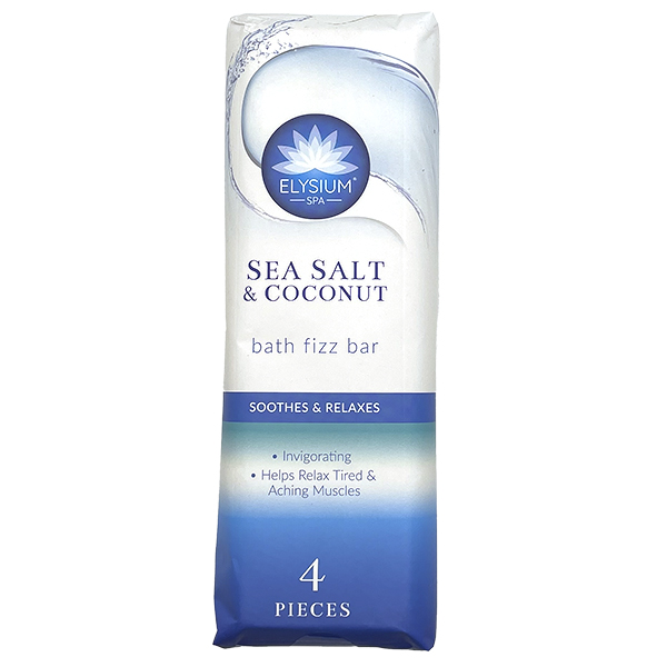 Elysium Spa Šumivá koupelová kostka Sea salt Coconut 4ks