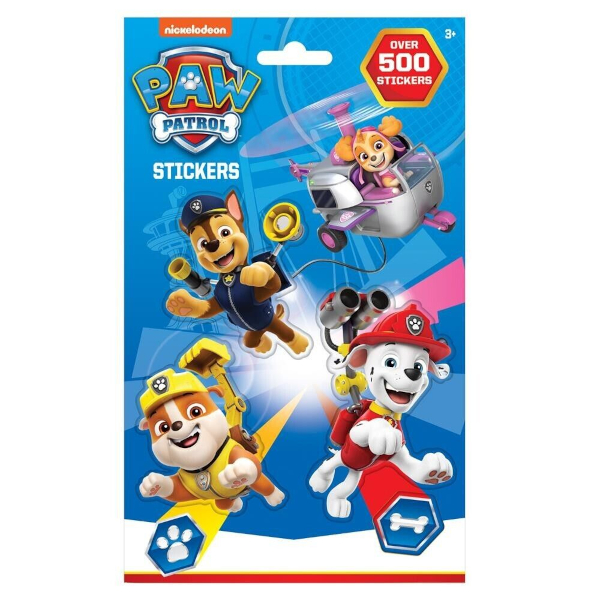 Paw Patrol zábavná knížka nálepek 500ks