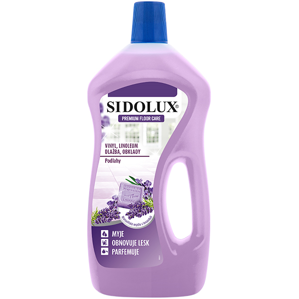 SIDOLUX PREMIUM vinyl, linoleum, dlažba, obklady Marseillské mýdlo s levandulí 750 ml