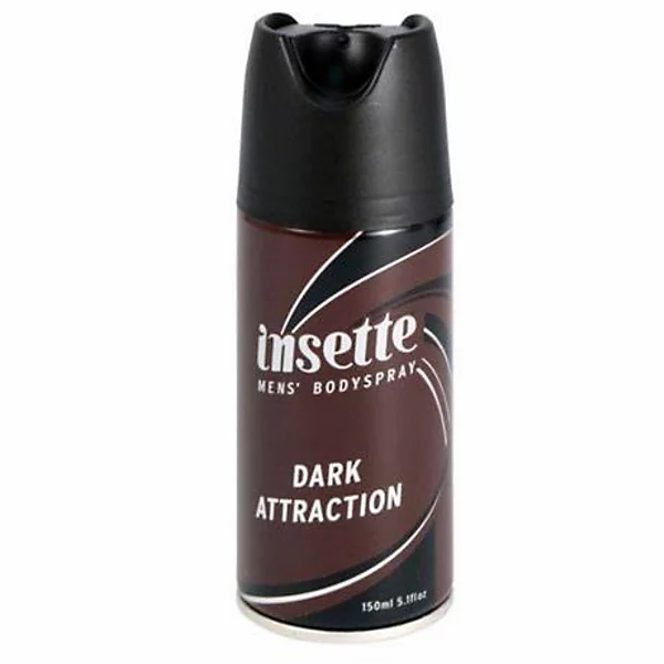 Insette Men Body Fragrance tělový vonný sprej Dark Attraction 150ml